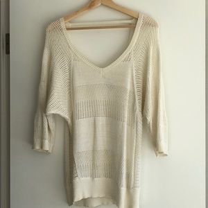 Cream knit sweater